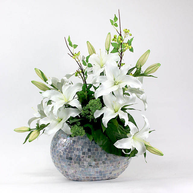 Artificial design flower CASABLANCA