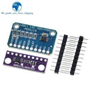 TZT ADS1115 16-Bit-I2C-Modul Präzisions-ADC 4-Kanal-Entwicklungsplatine Pro Gain-Verstärker 2,0 V bis 5,5 V für Arduino RP