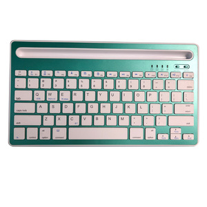 Teclado Bluetooth inalámbrico portátil Operación de tijera Teclado de oficina silencioso de doble canal Ranura para tableta de teléfono móvil Nuevo