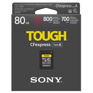 适用于FX6/FX3/A7s3/A1/A7m4相机的索尼CEA-G80T CFexpress存储卡耐用三防技术