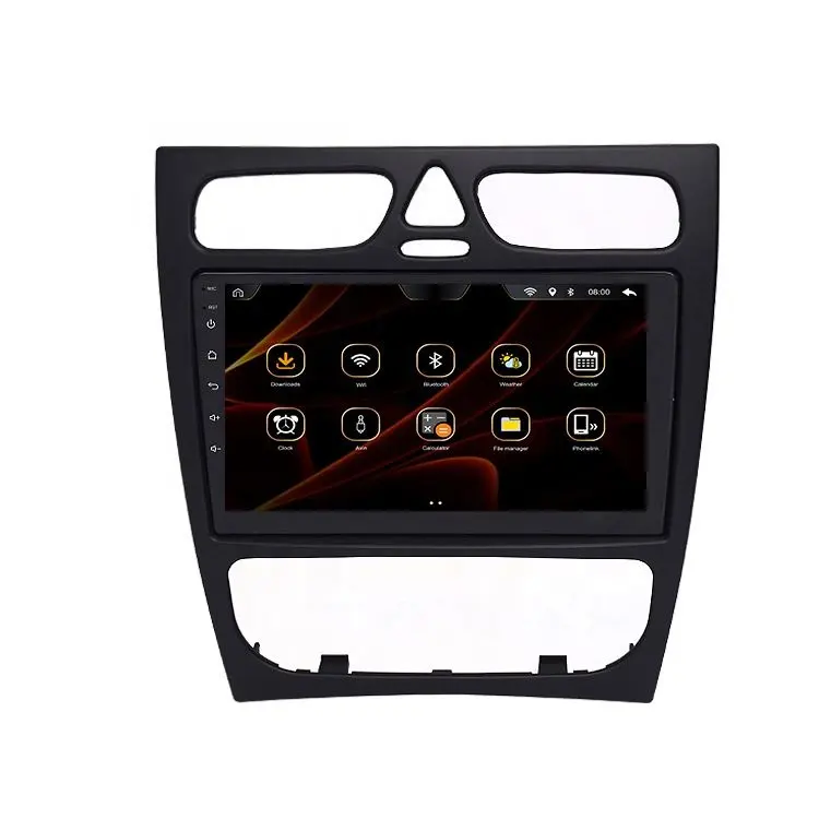 Car stereo Android per Mercedes Benz C-Class W209 W203 CLK W463 W208 C200 C350 C320 2002-2005 GPS multimedia Player no dvd