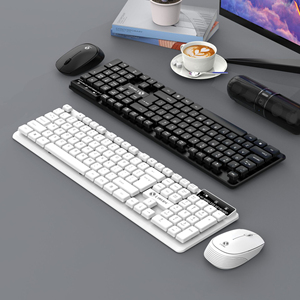 Juego DE ORDENADOR DE OFICINA 2,4G juego de teclado y ratón batería teclado inalámbrico
