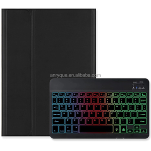Para iPad 10th Generation Case con teclado 10,9 ''7 colores retroiluminado inalámbrico desmontable Folio Keyboard Cover con portalápices - Product Image 1