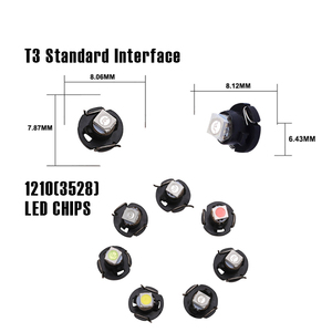 T3 T4.2 T4.7 B8.4 B8.5 araba LED gösterge ampuller enstrüman paneli kama gösterge ışıkları küme Gauges led 12V DC - Product Image 3