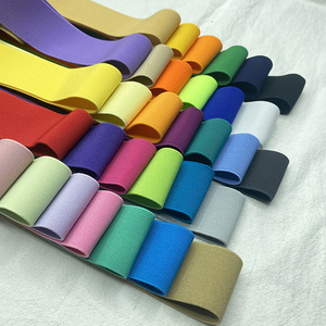 140colors Golden Supplier Good Price Knitted <strong>Elastic</strong> Woven <strong>Band</strong> 1.0-6.0cm Color <strong>Plain</strong> <strong>Elastic</strong> <strong>Band</strong> - Product Image 1