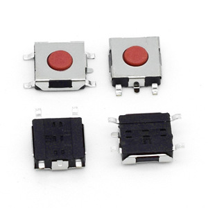 6x6mm Red Head Tactile Switch 4/5-poliger Mikrosc halter SMD/DIP-Drucksc halter für Leiterplatte - Product Image 2
