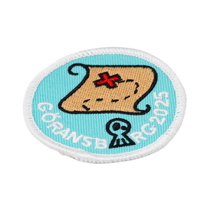 Bán buôn biểu tượng tùy chỉnh 3D quần áo thêu huy hiệu lớn dệt thêu vá - Product Image 5