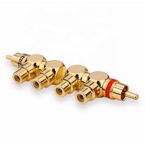 厂家直销AV音频RCA 1.23一公双母适配器连接器 - Product Image 5