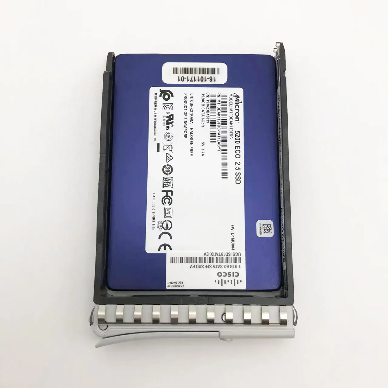 UCS-SD19TM1X-EV-disco duro SATA SSD de 2,5 pulgadas, 1,9 TB-6G, para servidor SSD