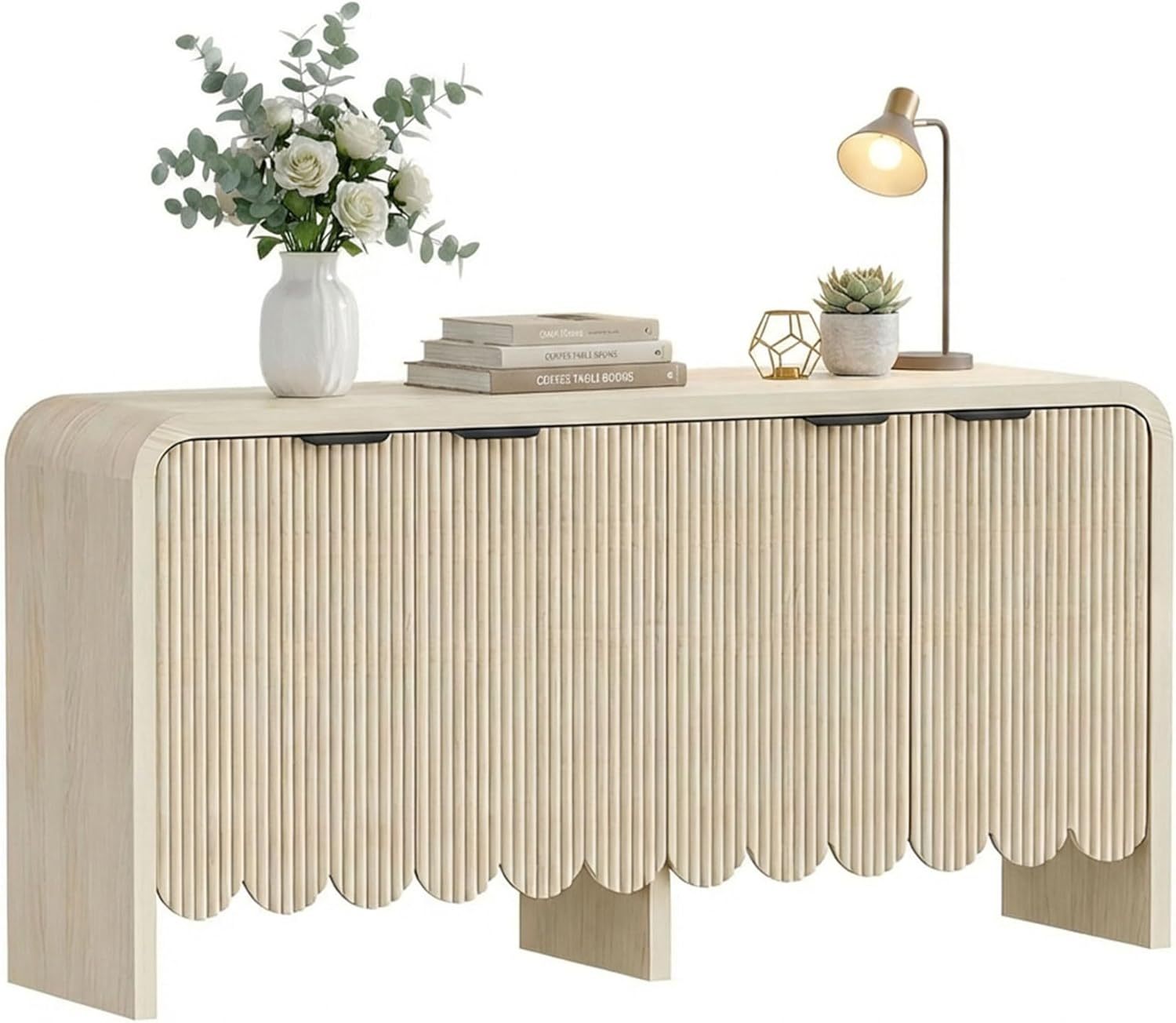 Porte en bois à 4 vantaux