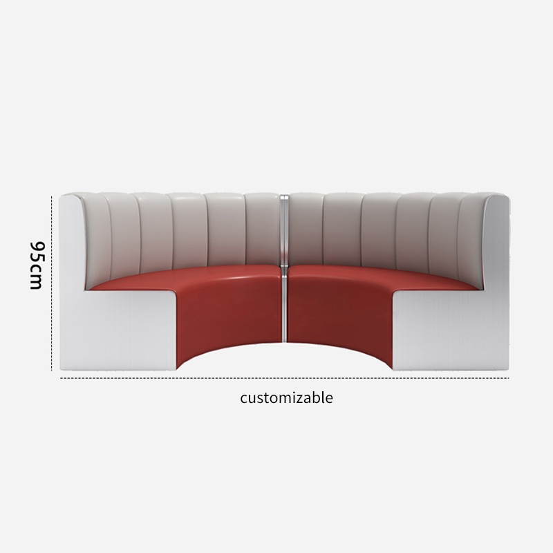 U-shaped sofa booth