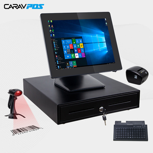 15 Inch POS системы машина сенсорный экран Ресторан кассовый аппарат с емкостным сенсорным экраном monitorall в одном эпос системы - Product Image 4