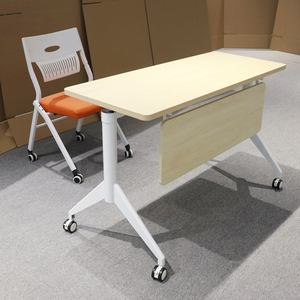 会议桌培训桌铝框折叠桌简易移动笔记本电脑桌 - Product Image 2