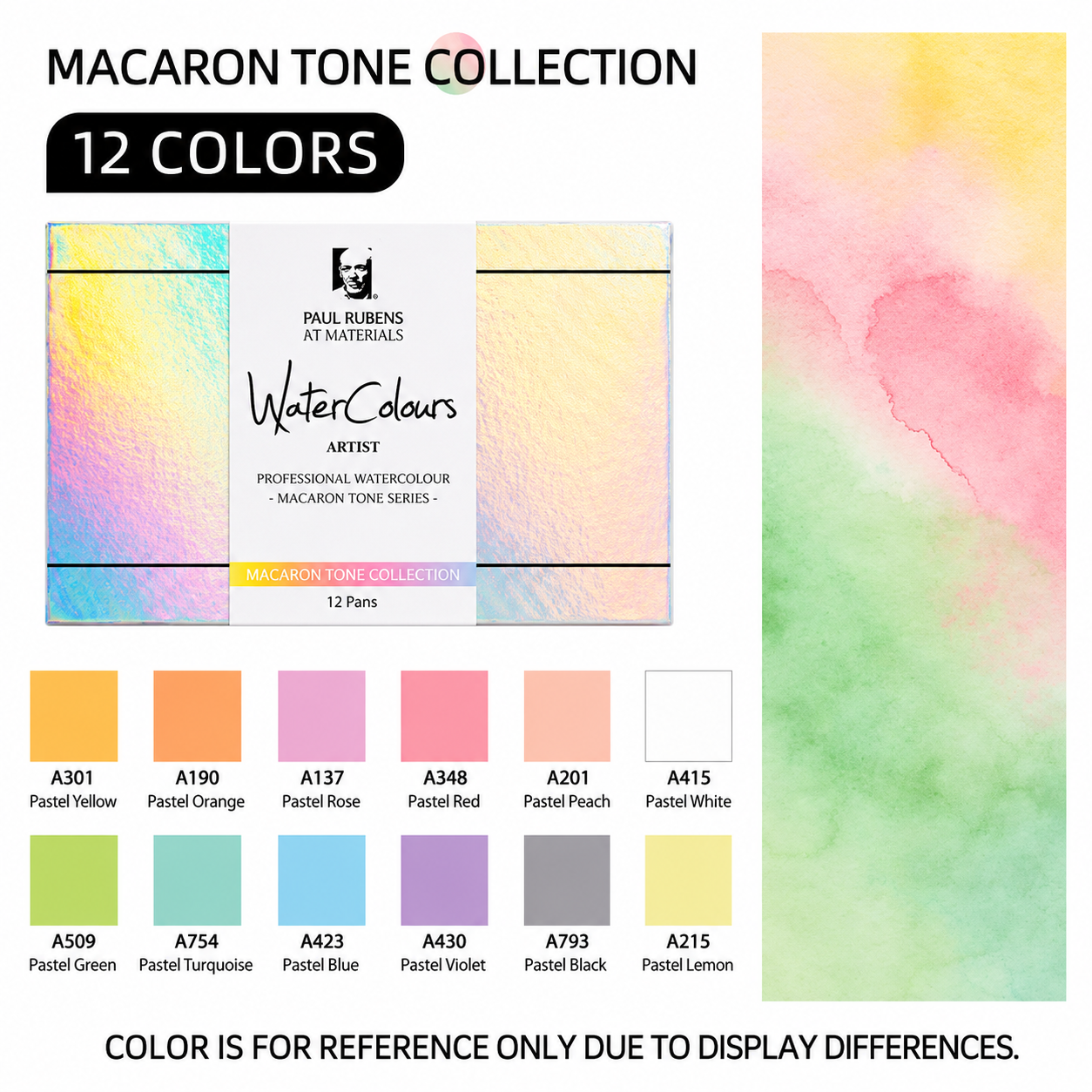 12 Macaron Colorful