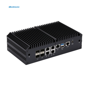 Q20332G9 Firewall Router Intel Atom C3758 Denverton Industrial PC NAS Server 4 10G SFP + 5 2.5G LAN Mini PC Fileserver - Product Image 1