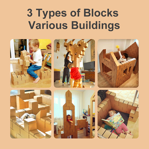 MD4158 Mideer Gạch Giấy Lớn Bé Hạt Lớn Xây Dựng Đồ Chơi Trẻ Em Câu Đố Khối Xây Dựng - Product Image 2