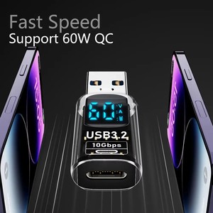 OEM USB 3.2 Digital Display Adapter 10 Gbit/s USB-Stecker auf USB-Buchse Konverter Schnell lade daten Trans afer Adapter - Product Image 3