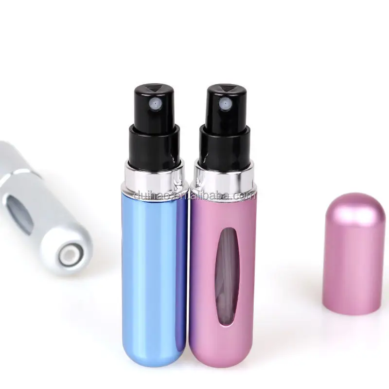 5ml 8ml 10ml Mini atomiseur de parfum voyage rechargeable Portable vide en aluminium huile de parfum vaporisateur bouteille de recharge