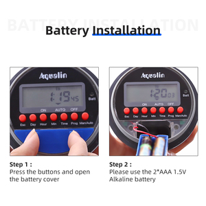 Timer per irrigazione a goccia per irrigazione a goccia con Timer per acqua da giardino in plastica intelligente a batteria - Product Image 2