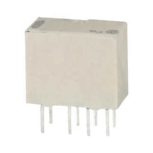 Relé de señal DC12 Relé de telecomunicaciones DPDT (2 formas C) 1A 12V Orificio pasante - Product Image 1