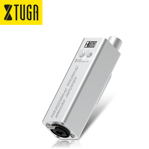 XTUGA Amplificador de Monitor Intrauditivo Personal Ultracompacto con Batería Activa, Amplificador de Auriculares XLR/TRS para Actuaciones de Iglesia
