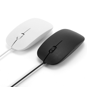 Mouse con cavo USB-Desktop Mouse ottico Ultra sottile portatile esterno sinistro e destro piccolo Mouse ergonomico - Product Image 6