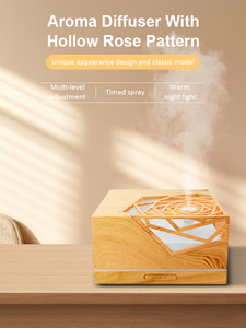 400ml Diffusor mit ätherischen Ölen, Premium Aroma therapie Diffusor Luftbe feuchter Ultraschall Cool Mist Diffusor für Home Office Room - Product Image 3