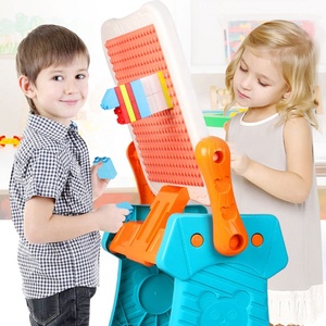 2 in 1 <strong>Multi</strong> <strong>Function</strong> Drawing <strong>Table</strong> Large Particle Building Blocks Learning Desk Writing <strong>Table</strong> Education Toy for Kid <strong>with</strong> Pens - Product Image 3