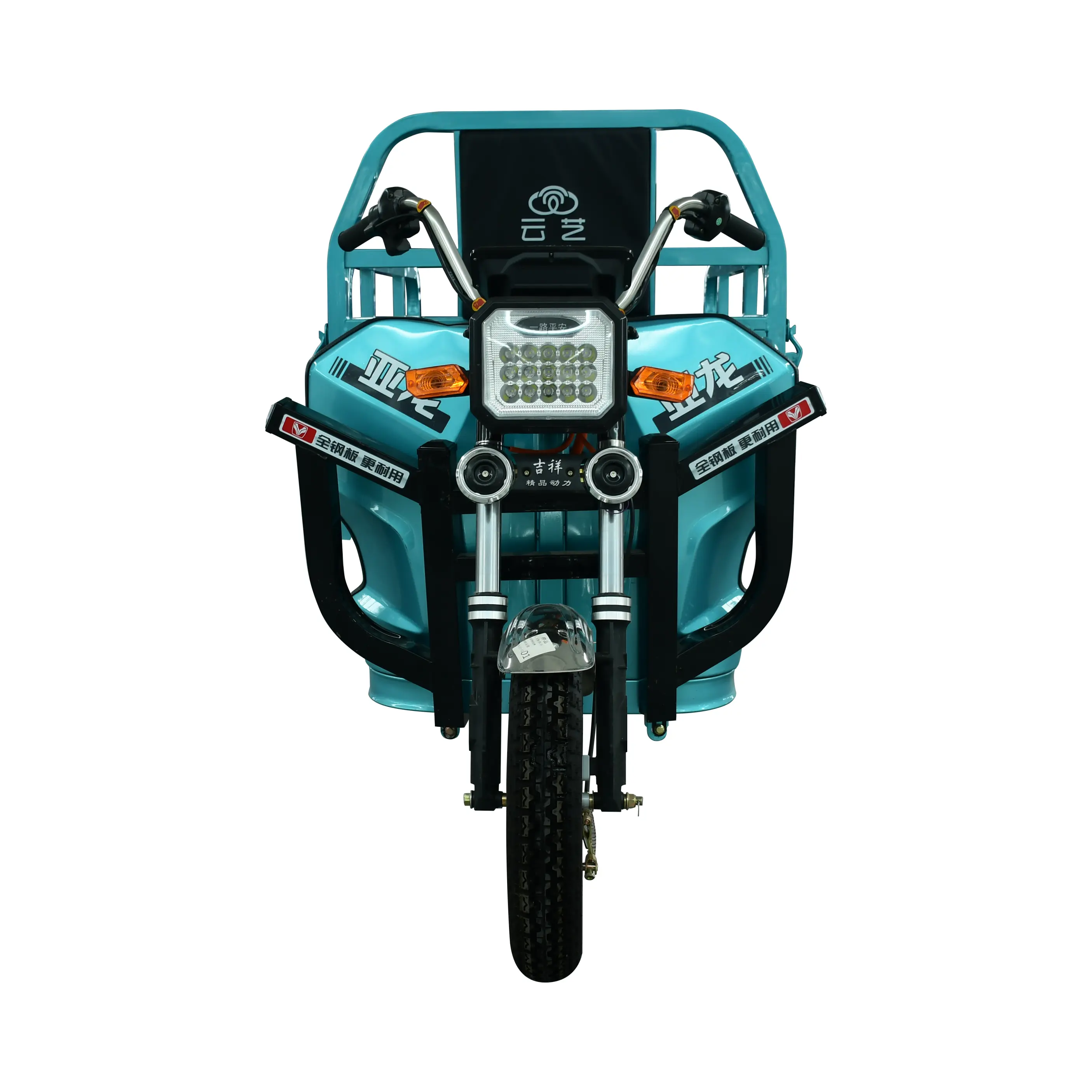 스테인레스 스틸 전기화물 세발 자전거 3 륜 오토바이 판매를 위해 사용 전기 오프로드 성인 세발 자전거