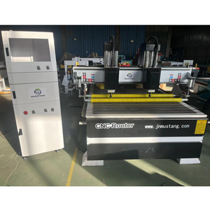 Mustang MT1325 doble eje personalizado Color CNC enrutador 1300 2500mm 3D máquina de carpintería con precio bajo - Product Image 3