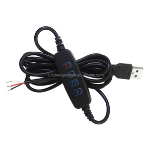 OEM, заводской 3-ядерный выключатель питания, диммер, USB-кабель для зарядного устройства, кабель для светодиодной ленты, USB-переключатель, диммер - Product Image 4