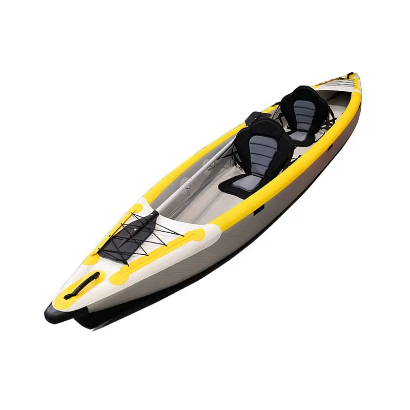 Kayak gonfiabile per 2 persone con Logo personalizzato per Kayak da pesca a punto leggero