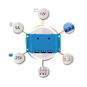 Lumiax 12V 5A USB PWMソーラー充電コントローラ様々な用途向け高効率ソーラー充電器 - Product Image 5