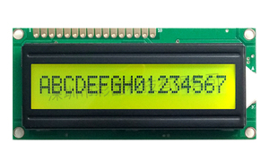 1601 leggibile alla luce solare modulo Display LCD STN 16x1 carattere con retroilluminazione a LED supporta controller di interfaccia seriali paralleli - Product Image 4