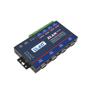 4 puertos RS232 RS485 RS422 a Ethernet TCP IP Converter Modbus RTU TCP Gateway Servidor de dispositivo serie ZLAN5443A