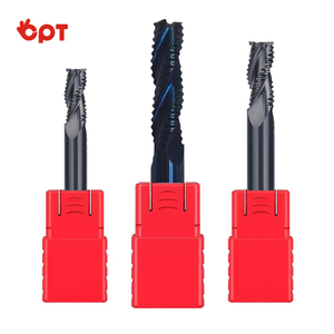 OPT高效通用粗皮硬质合金铣刀数控加工套装刀具铝金属立铣刀 - Product Image 1