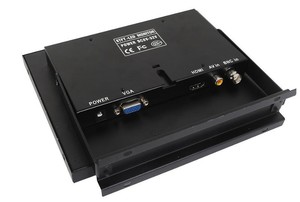 Sistema de vigilancia de 8 pulgadas 1024*768 Monitor CCTV Pantalla TFT LCD Caja de metal Entrada VGA BNC USB