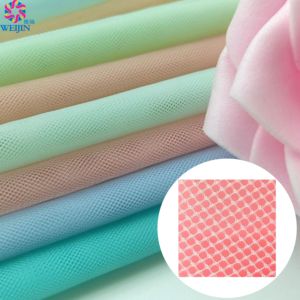 Trong Kho Nylon Vải Tuyn Điện Lưới Vải Cuộn Vải Dệt Kim Cho Cô Dâu Mạng Che Mặt May Váy Dệt May Thiết Kế Satin Ribbon May Trang Trí - Product Image 3