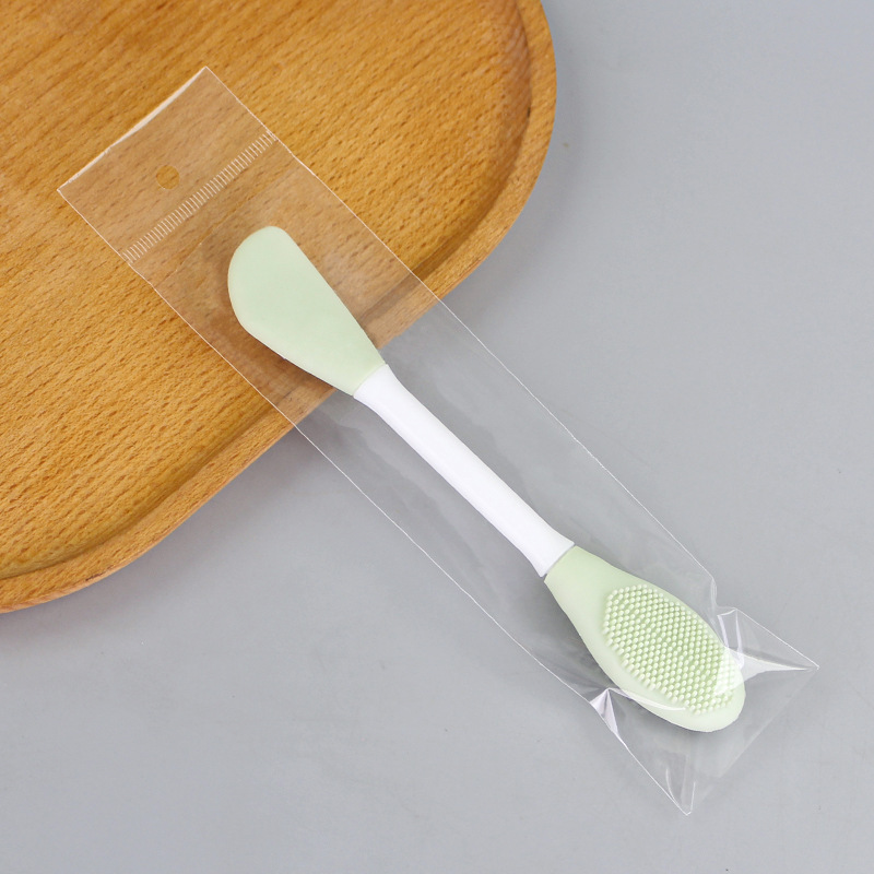 knife head wash brush-avocado green