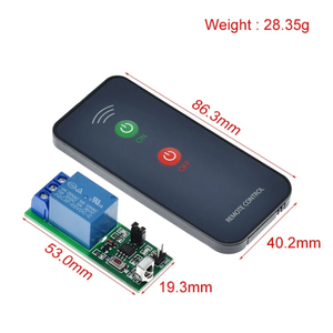<strong>IR</strong> 1 Channel Infrared Receiver Driving Switch Relay Driver Module Board 5V + Active <strong>Remote</strong> <strong>Controller</strong>