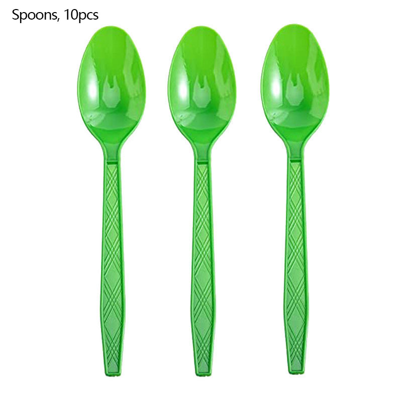Cucchiaio verde 10pz