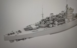 3D in Kit 1/200 hoặc 1/192 <span class=keywords><strong>HMS</strong></span> <span class=keywords><strong>George</strong></span> V Battleship 1945 (đầy đủ thân tàu) RC Bộ dụng cụ - Product Image 4