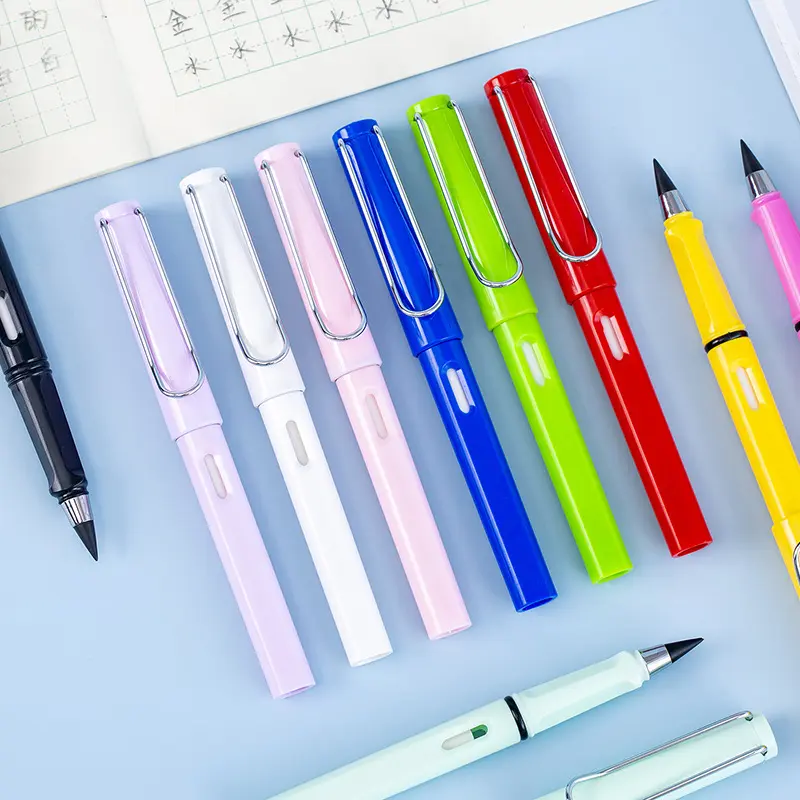 नई inkless पेंसिल अनन्त कलम छात्रों के लिए रबड़ के साथ हमेशा के लिए पेंसिल स्कूल स्टेशनरी की आपूर्ति