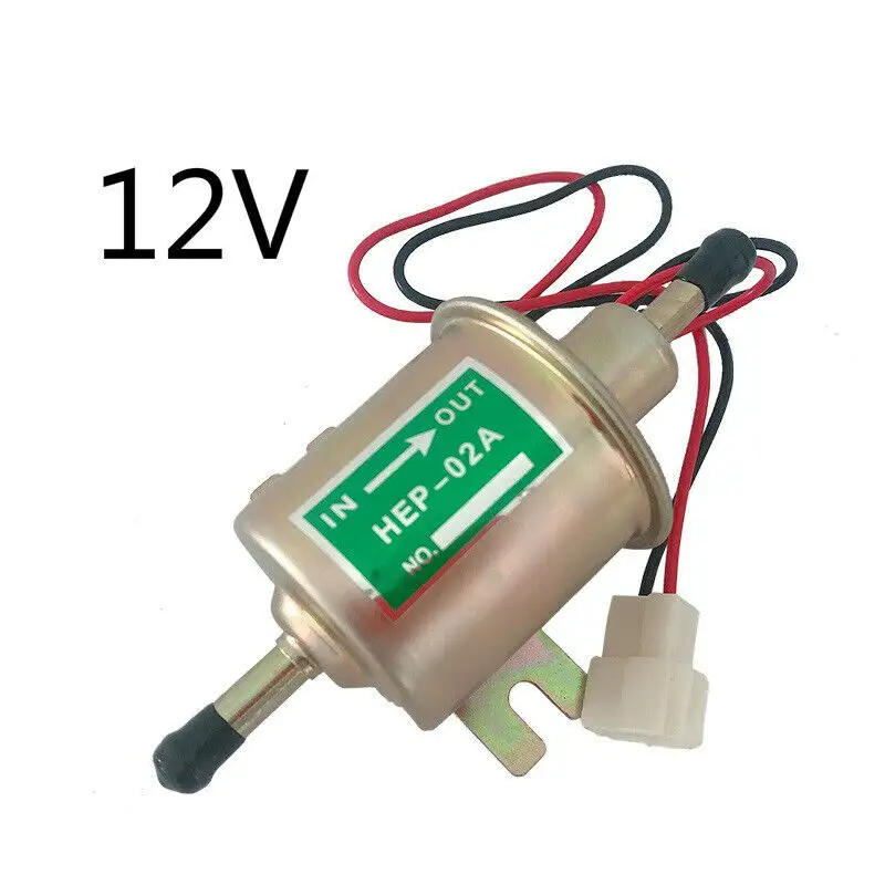 Bomba de combustible eléctrica de baja presión diésel de gas universal de 12V HEP02A