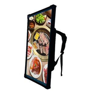 21,5/32-Zoll-Werberucksack DC12V Power Android/Fernbedienung, HD Display Lcd Walking Billboard für Street Marketing - Product Image 1
