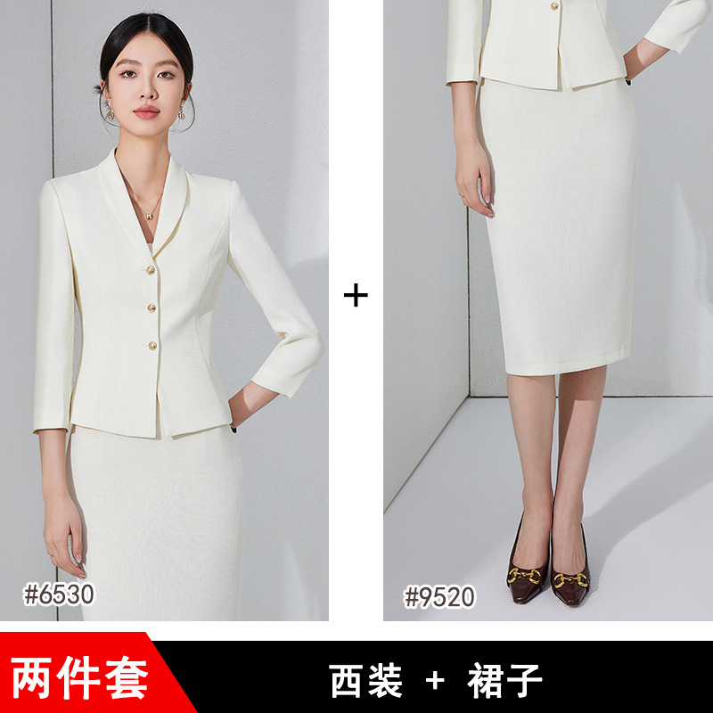 White suit dress