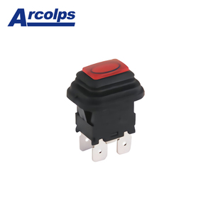 Piccoli interruttori a pulsante quadrati multifunzione in materiale plastico resistente alle alte Temperature Max corrente 16A Max voltaggio 250V - Product Image 4