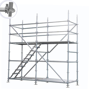 Andamio ringlock multipropósito galvanizado sumergido en lúpulo andamio ringlock estándar de acero de metal europeo para la construcción - Product Image 1