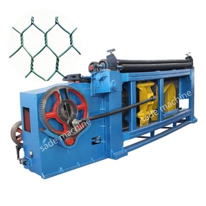 Hochleistungs-voll automatische Gabion-Netz maschine Sechseckige Stein käfig weberei für Bau-SPS-Kern komponenten - Product Image 1