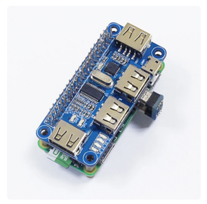 4 port USB uzatma prizi HUB ahududu sıfır/sıfır W/3B + seri hata ayıklama için UART USB2.0/1.1 ile uyumlu